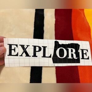 Explore OR Vinyl Decal 🌲